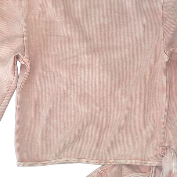 L*SPACE Camilla Wrap Dusty Pink Primrose Top Size XS - Picture 13 of 14